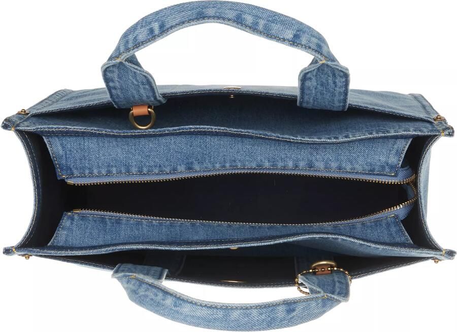Coach Shoppers & Totes Denim Cargo Tote in blauw - Foto 9