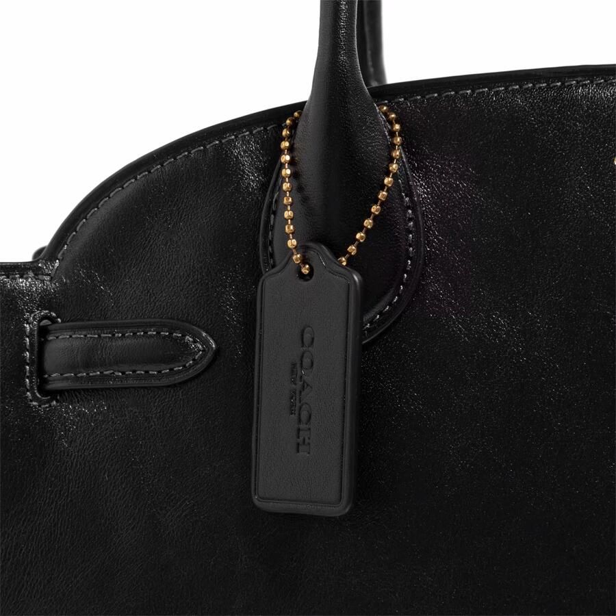 Coach Shoppers & Totes Glazed Leather Empire Carryall 34 in zwart - Foto 3