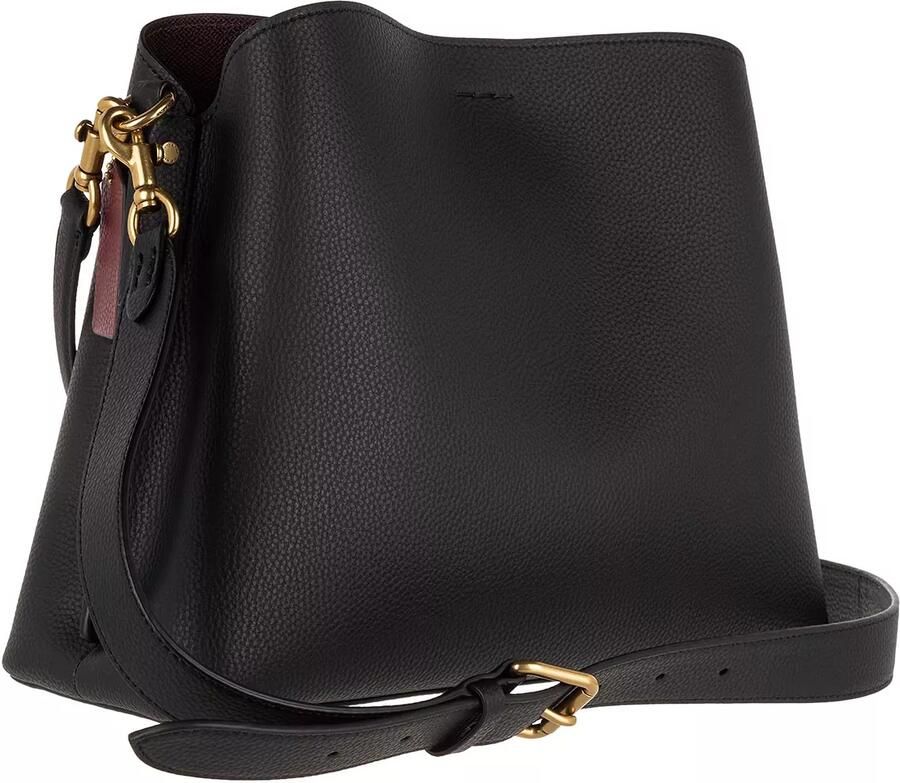 Coach Shoppers Polished Pebble Leather Willow Shoulder Bag in zwart - Foto 2