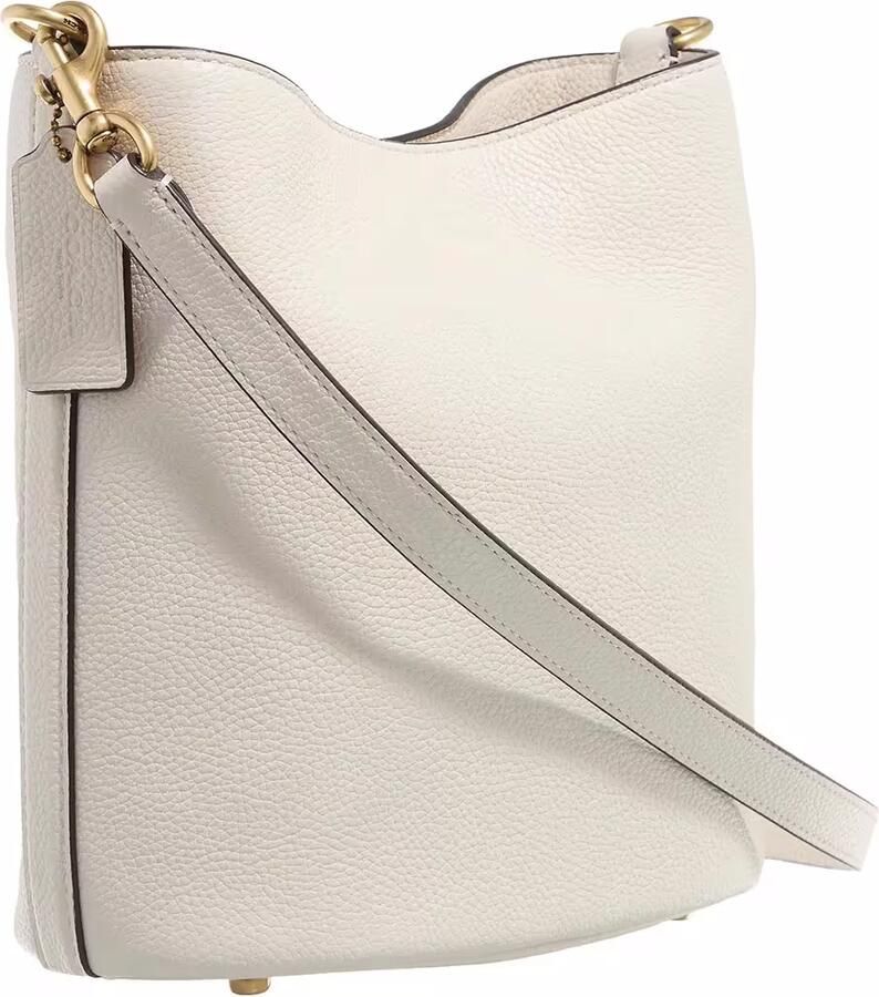 Coach Shoppers Polished Pebble Soft Willow 19 in crème - Foto 3