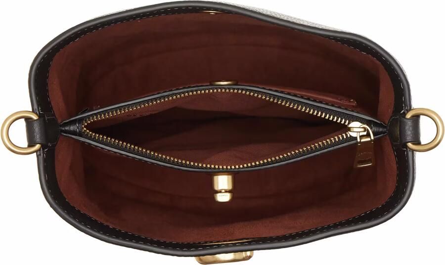 Coach Shoppers Polished Pebble Soft Willow 19 in zwart - Foto 6