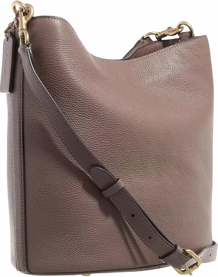 Coach Shoppers Polished Pebble Soft Willow B in bruin - Foto 3