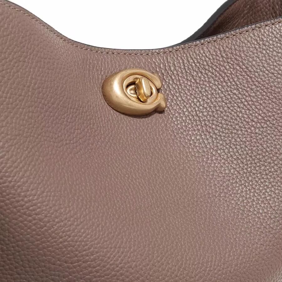Coach Shoppers Polished Pebble Soft Willow B in bruin - Foto 2