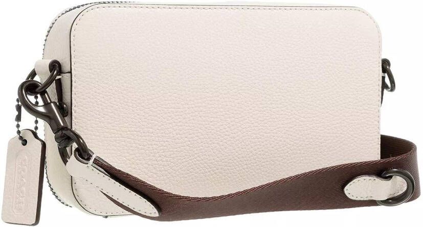 Coach Crossbody bags Charter Slim Crossbody In Pebble Leather With Scul in crème