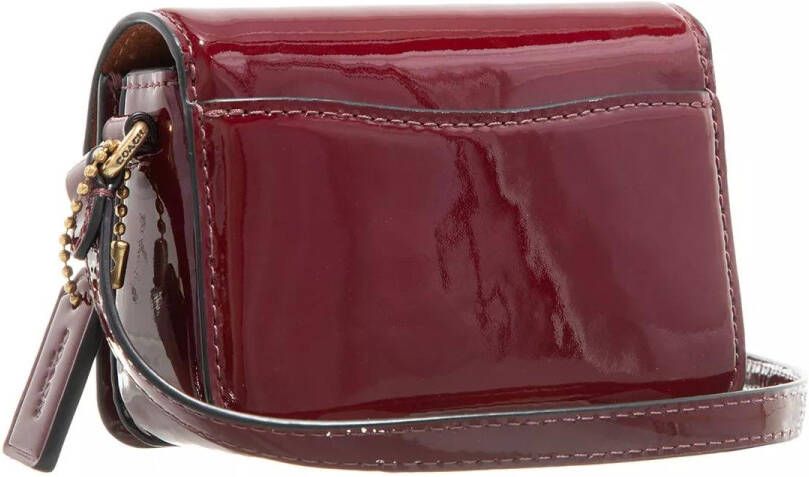 Coach Crossbody bags Patent Leather Studio 12 in rood