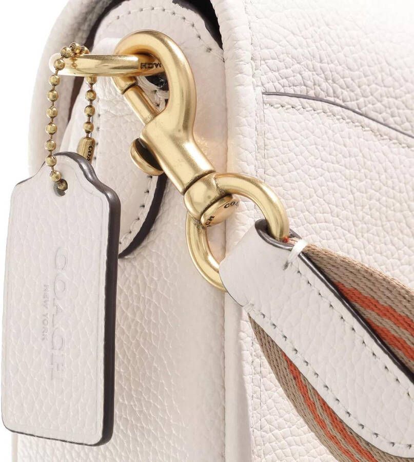 Coach Crossbody bags Polished Pebble Leather Willow Saddle Bag in wit