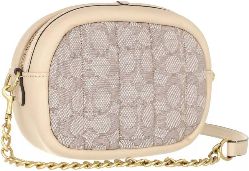 Coach Crossbody bags Quilted Signature Jacquard Camera Bag in crème