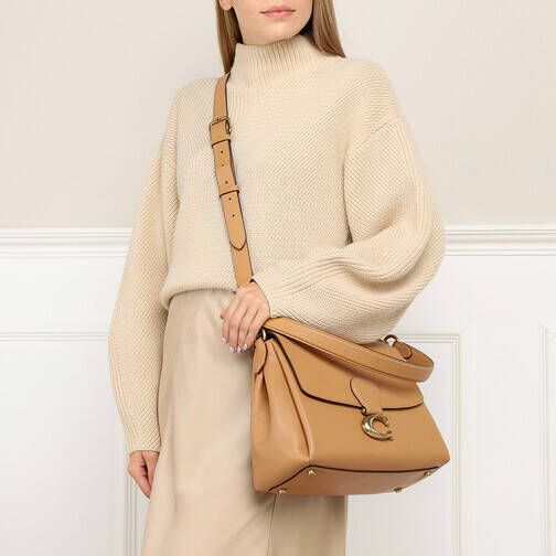 Coach Crossbody bags Soft Pebble Leather May Shoulder Bag in fawn