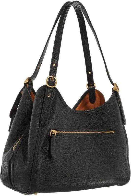 Coach Hobo bags Soft Pebble Leather Lori Shoulder Bag in zwart
