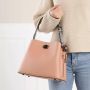 Coach Shoppers Colorblock Leather Willow Shoulder Bag in beige - Thumbnail 1