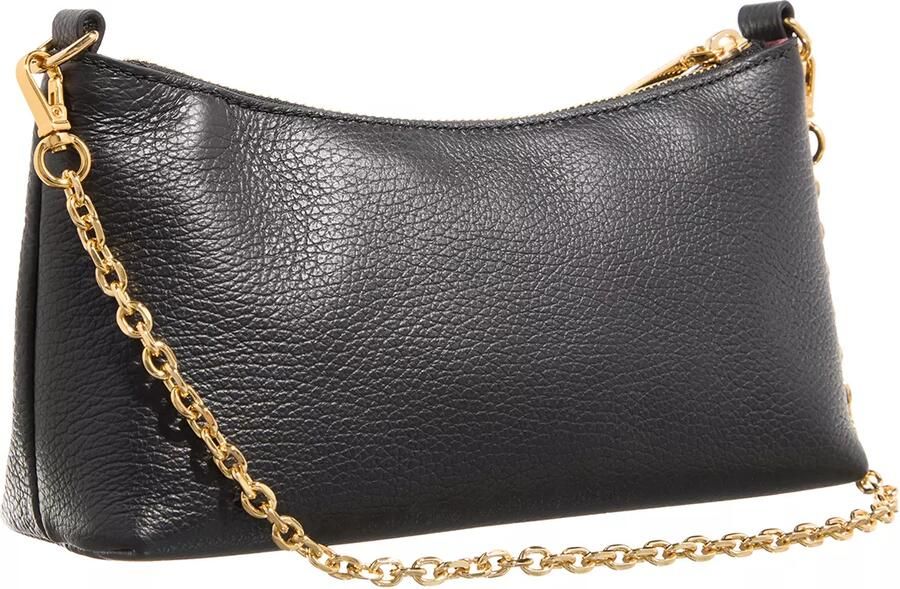 Coccinelle Zwarte leren handtas met afneembare ketting Black Dames - Foto 3