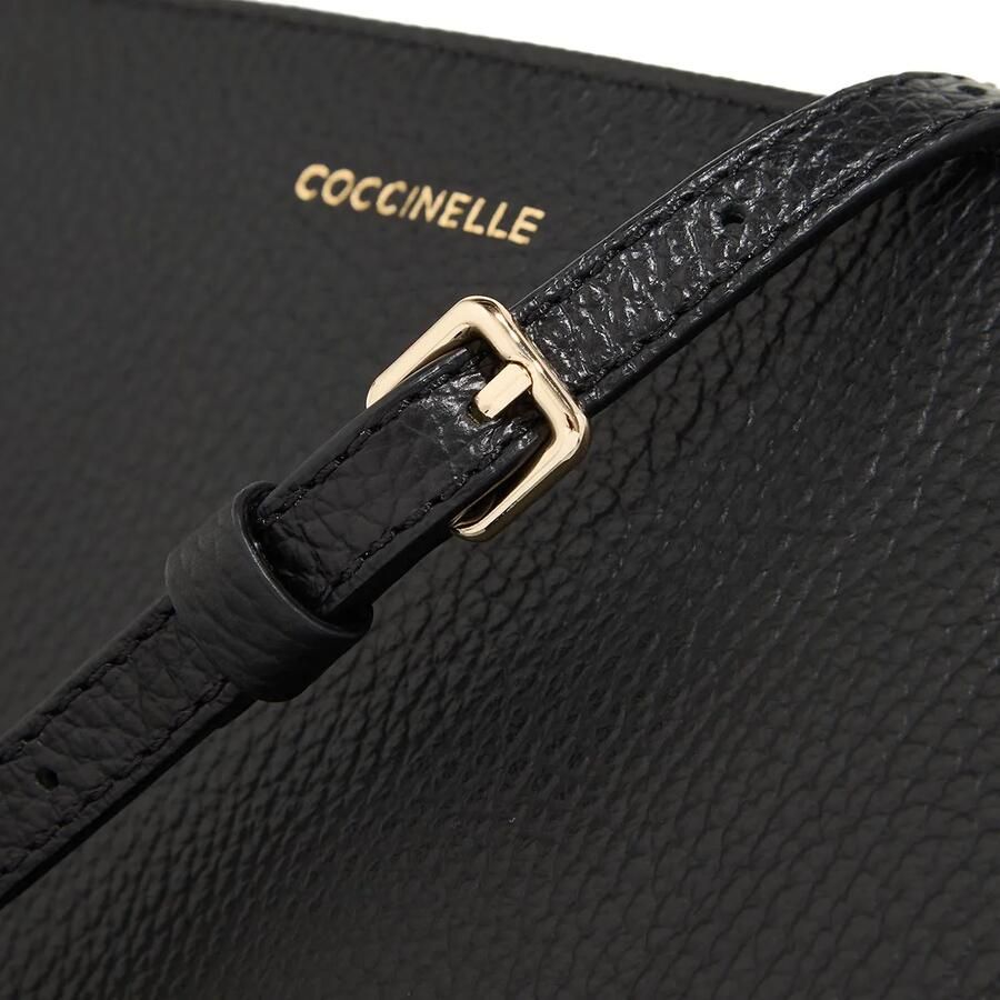 Coccinelle Zwarte Leren Pochette met Afneembare Band Black Dames - Foto 2