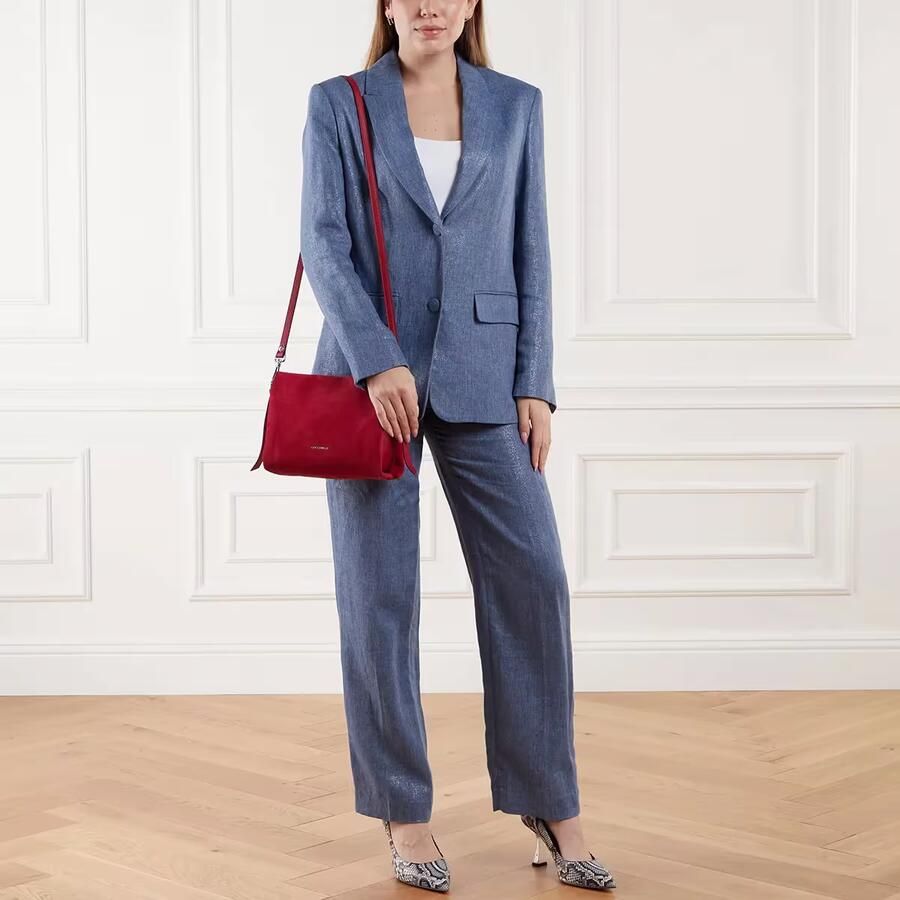 Coccinelle Crossbody bags Boheme Suede Bimaterial in rood