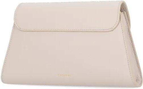 Coccinelle Leren schoudertas met verstelbare handvat Beige Dames - Foto 6