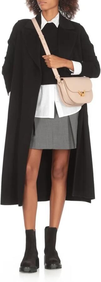 Coccinelle Roze Leren Handtas Herfst Winter Collectie Pink Dames