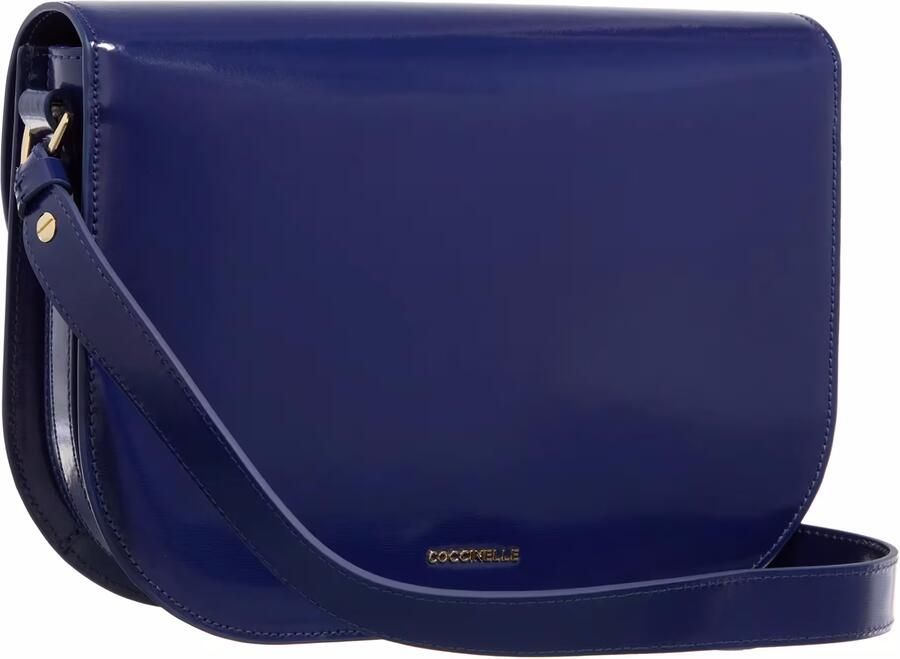 Coccinelle Crossbody bags Dew Shiny Calf in blauw