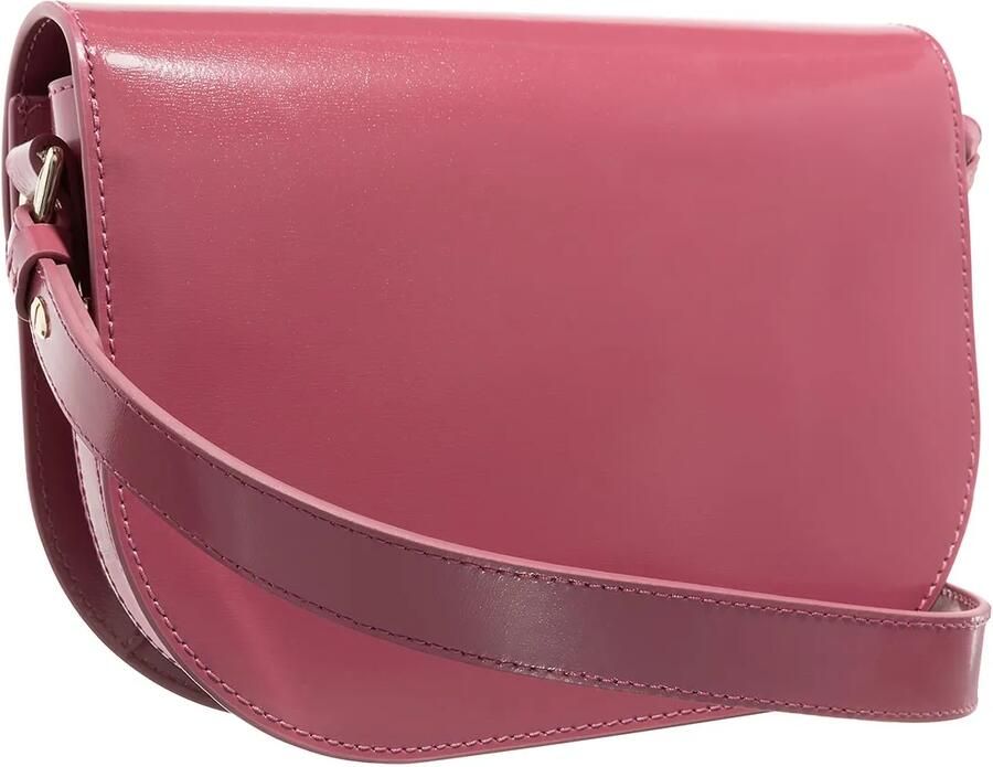 Coccinelle Crossbody bags Dew Shiny Calf in poeder roze
