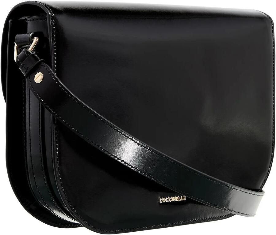 Coccinelle Crossbody bags Dew Shiny Calf in zwart