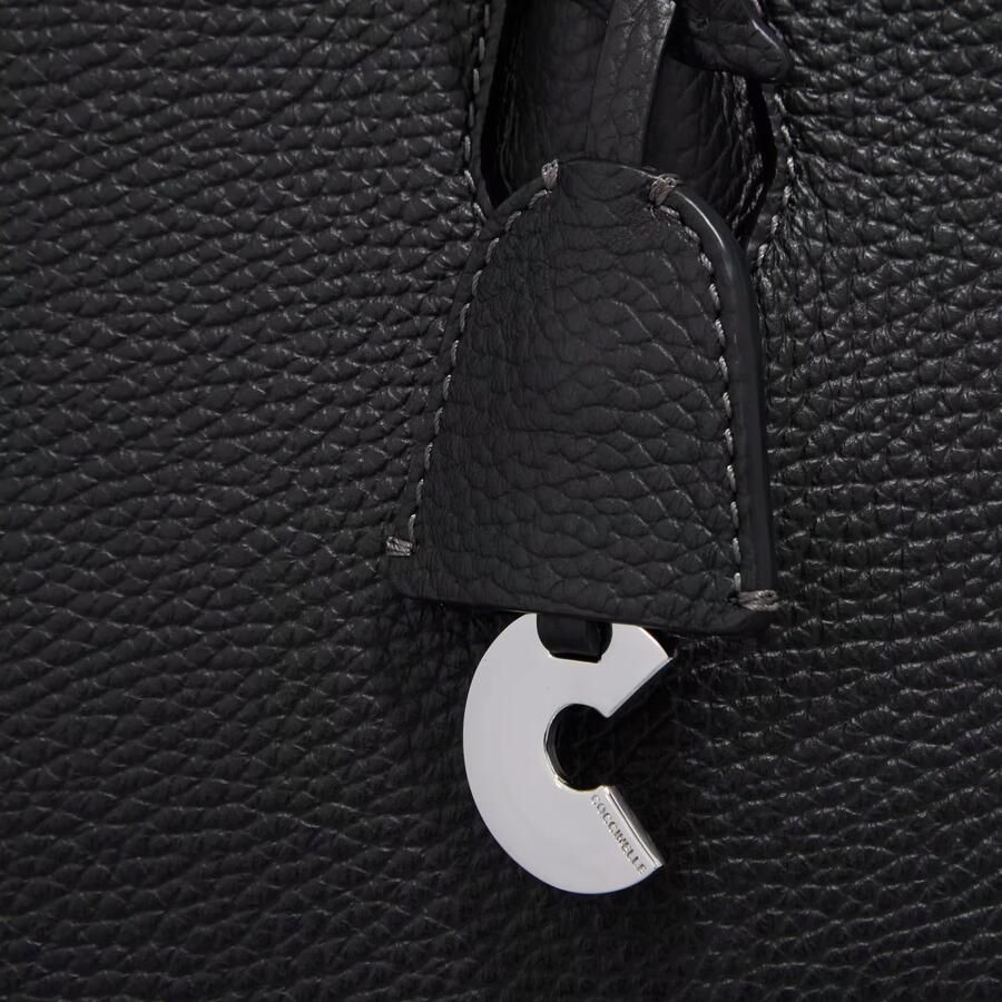 Coccinelle Zwarte Leren Handtas met Ritssluiting Black Dames - Foto 2