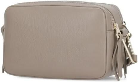 Coccinelle Grijze Leren Schoudertas met Rits Gray Dames - Foto 3