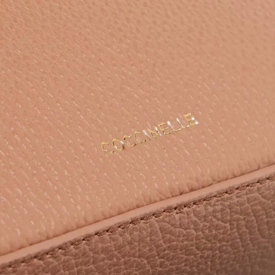 Coccinelle Stijlvolle leren crossbody tas met rits Beige Dames - Foto 2