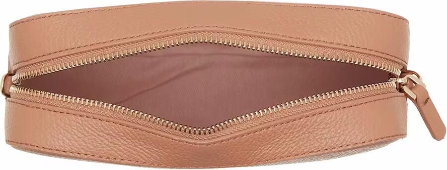 Coccinelle Stijlvolle leren crossbody tas met rits Beige Dames - Foto 3