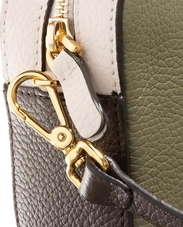 Coccinelle Tricolor Schoudertas Herfst Winter Collectie Green Dames