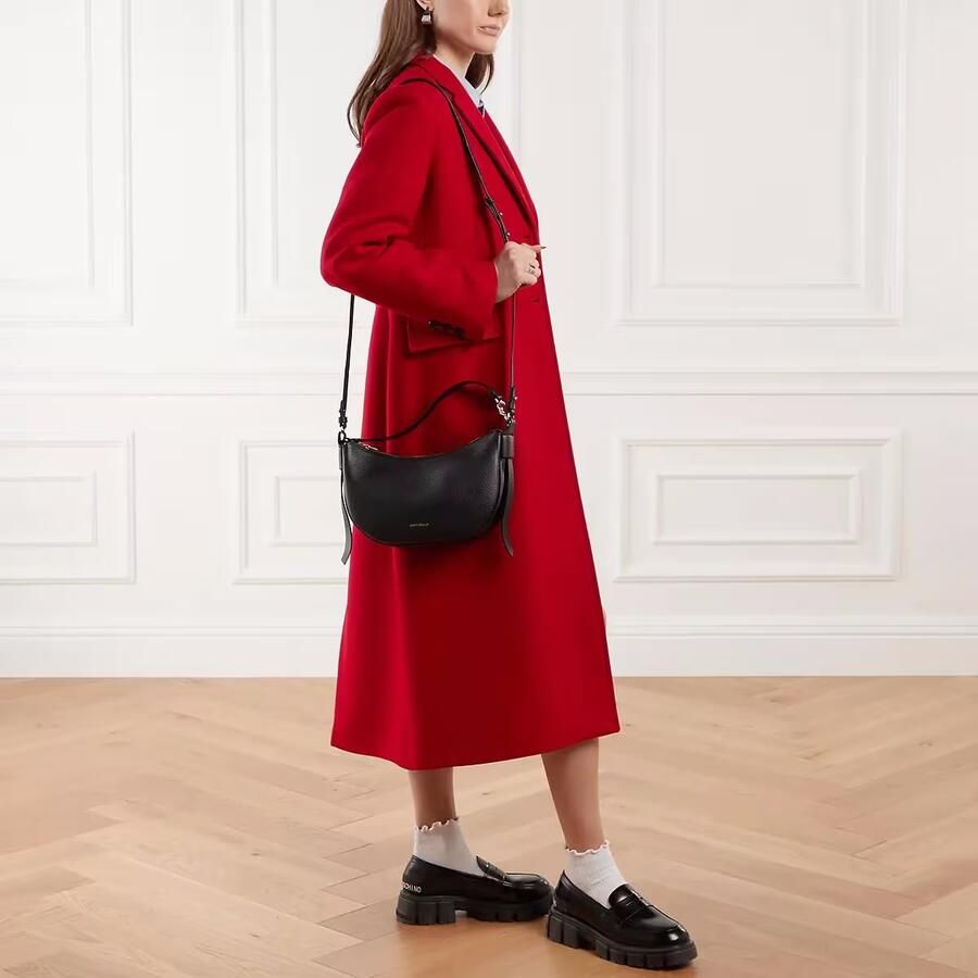 Coccinelle Tas HANDBAG GRAINED LEATHER NOIR E1 SHA 13 03 01