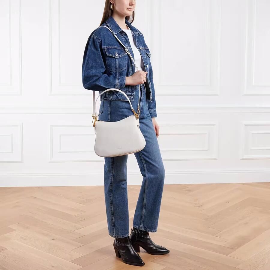 Coccinelle Witte Magie Leren Tas White Dames