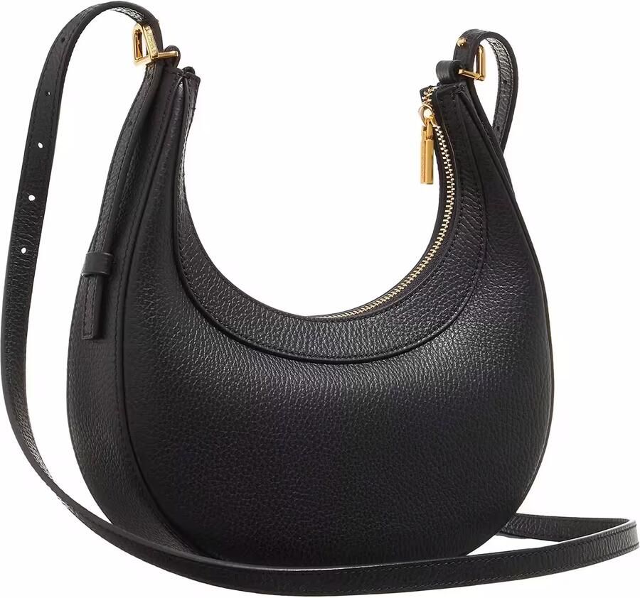 Coccinelle Zwarte leren handtas met verstelbare band Black Dames - Foto 4