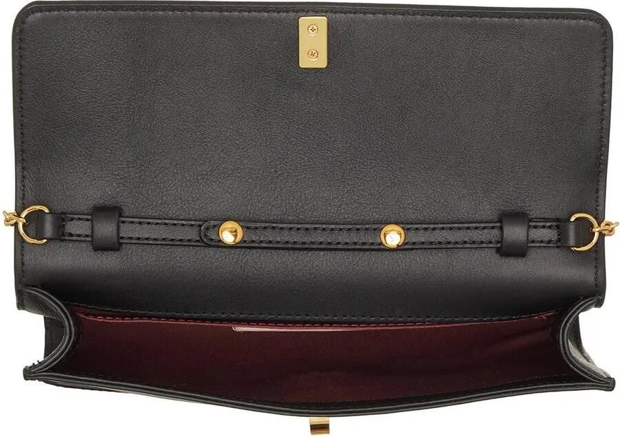 Coccinelle Gouden Ketting Schouderband Tas Black Dames - Foto 6