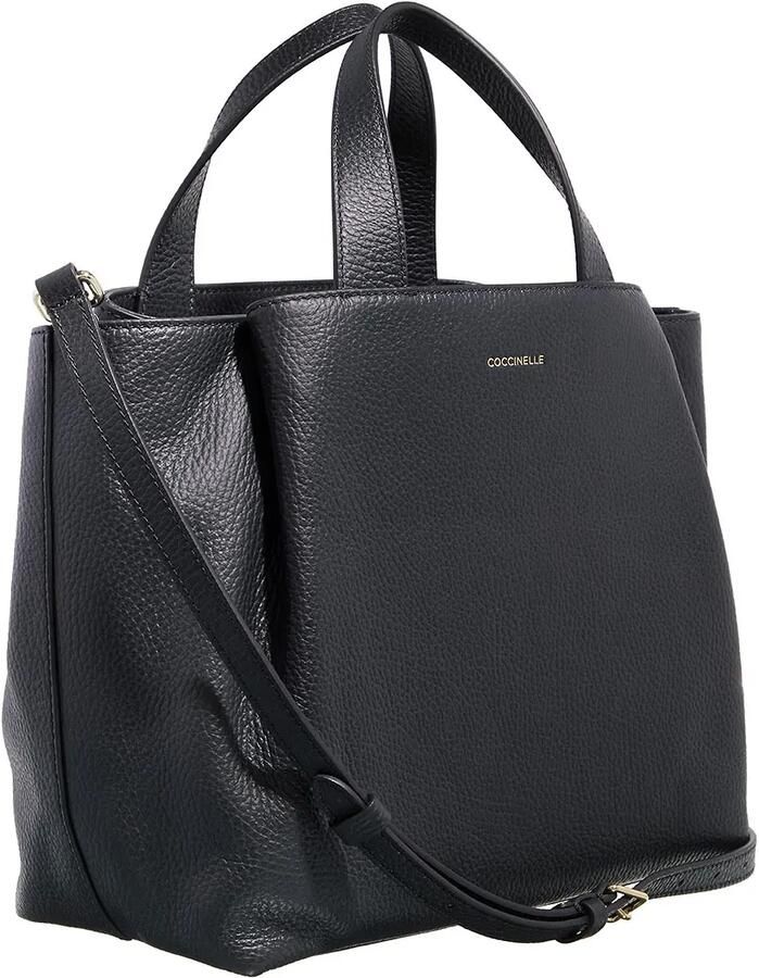 Coccinelle Elegante leren handtas met veelzijdige draagopties Black Dames - Foto 2