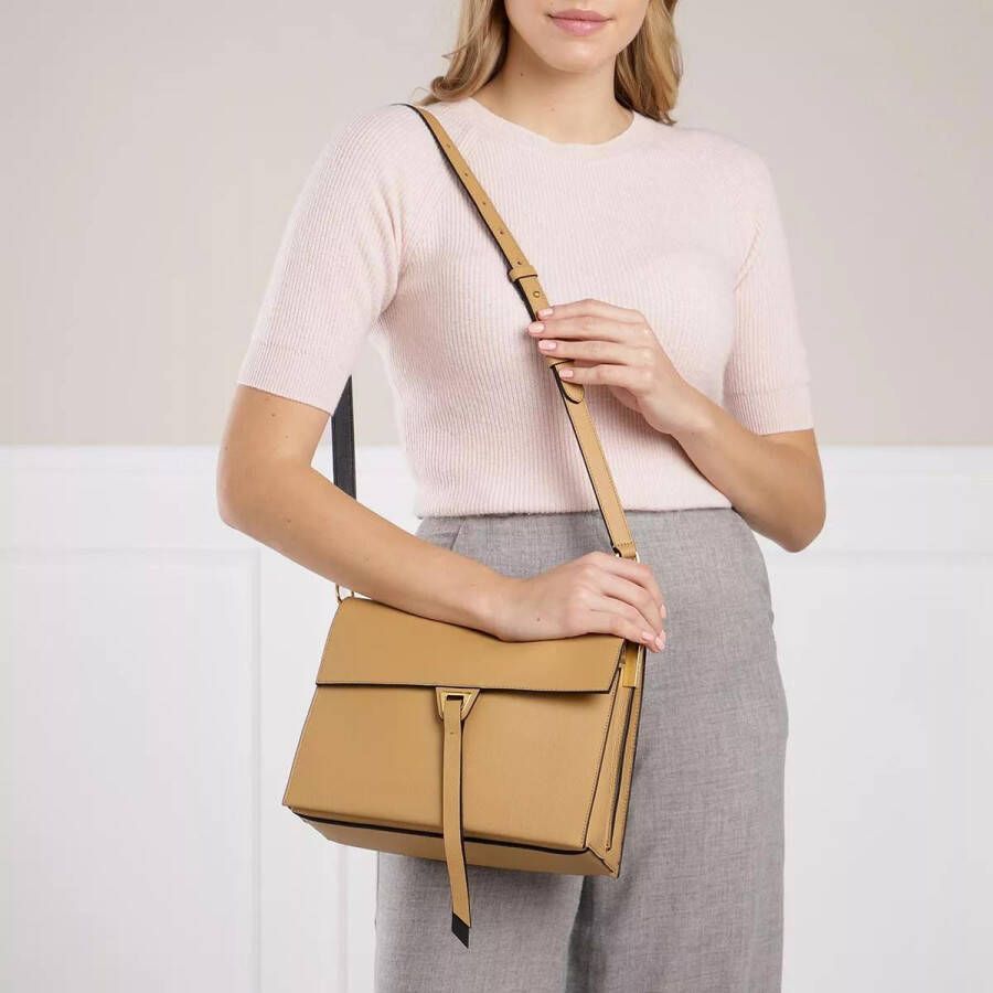 Coccinelle Crossbody bags Handbag Double Grainy Leather in bruin