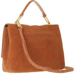 Coccinelle Crossbody bags Handbag Suede Leather in cognac