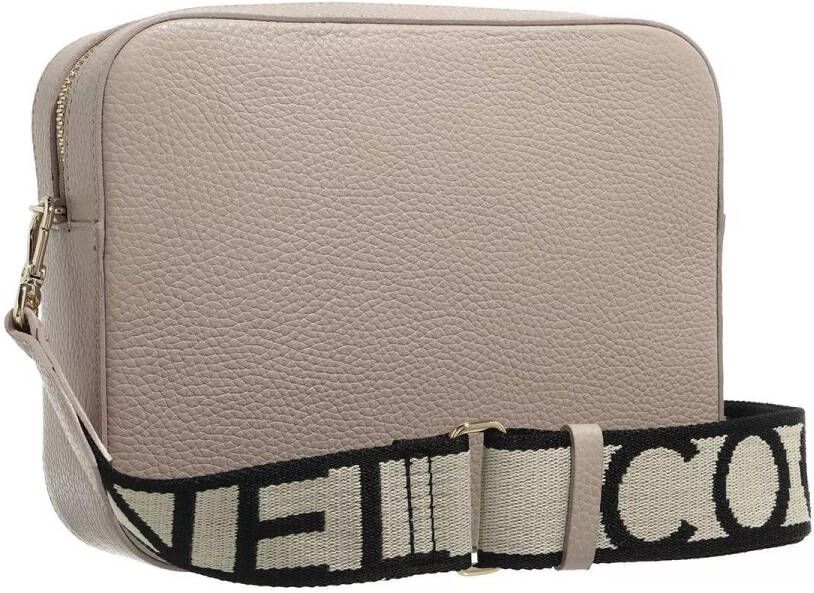 Coccinelle Logo-meembossed Dwarsbody tas Roze Dames