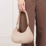 Coccinelle Hobo bags Carrie Croco Soft in beige - Thumbnail 1