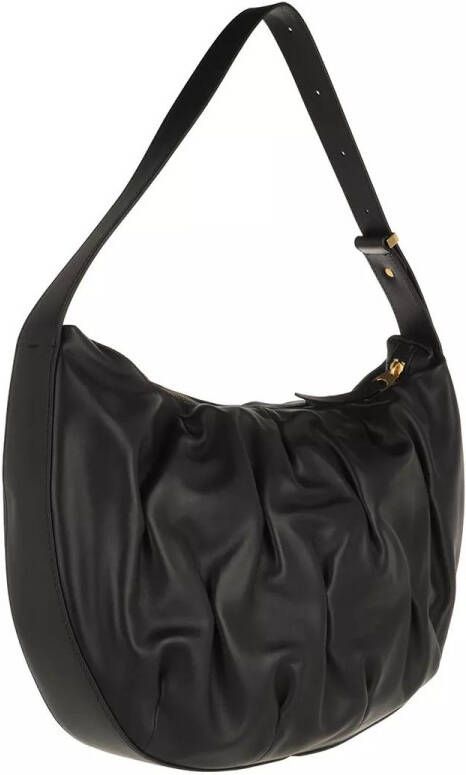 Coccinelle Hobo bags Handbag Smooth Calf Leather Soft in zwart