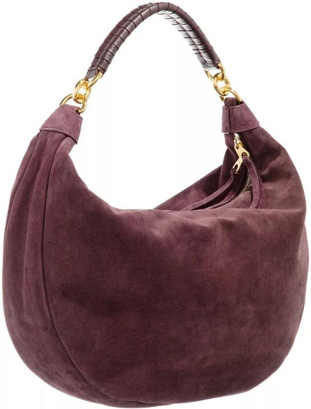 Coccinelle Hobo bags Maelody Suede in paars
