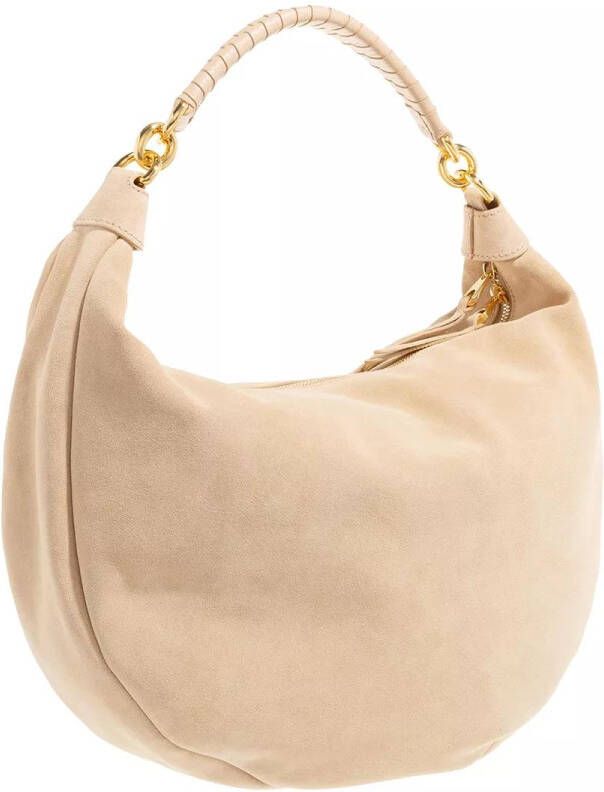 Coccinelle Hobo bags Maelody Suede in beige