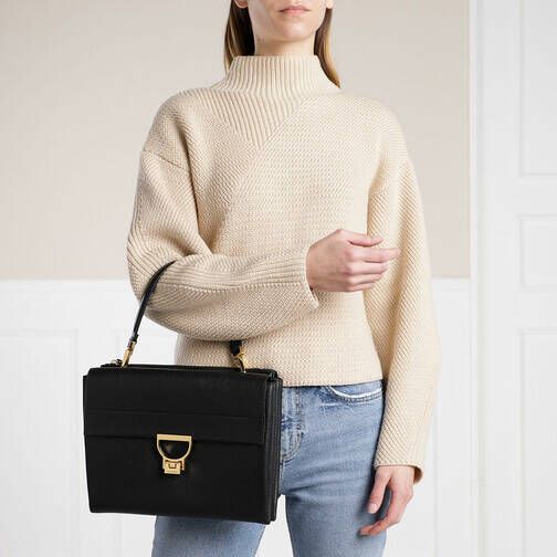 Chanel Shoppers Small Lambskin Subtle Flap in zwart