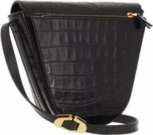 Coccinelle Satchels Handbag Soft Croco in black