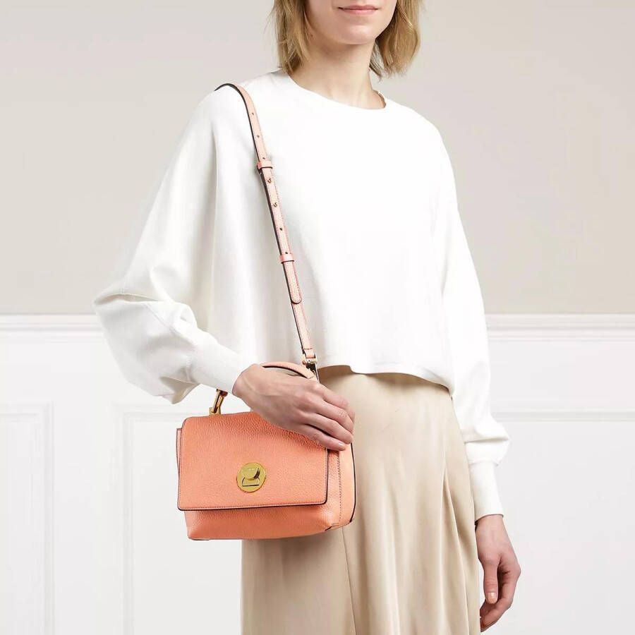 Coccinelle Totes Liya Crossbody Bag in koraal