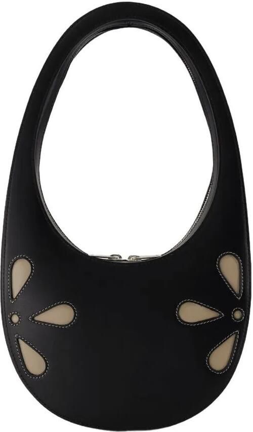 Coperni Crossbody bags Petal Swipe Purse With Floral Cut-Out Design in zwart