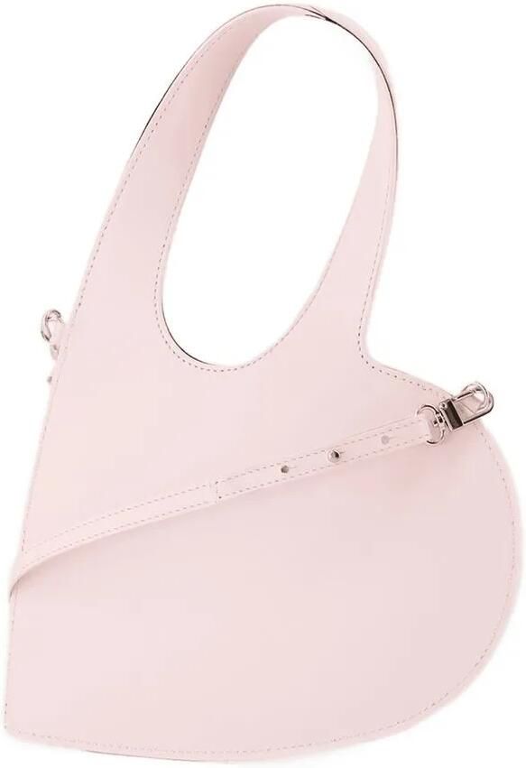 Coperni Hobo bags Baby Heart Crossbody Leather Pink in roze - Foto 7