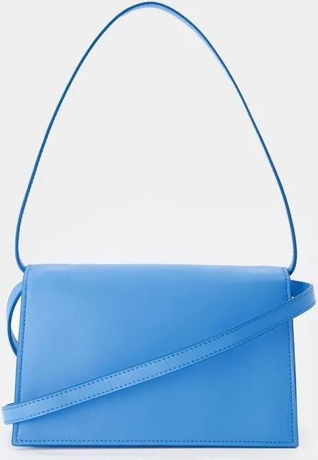 Coperni Heldere Blauwe Leren Schoudertas Italië Blue Dames