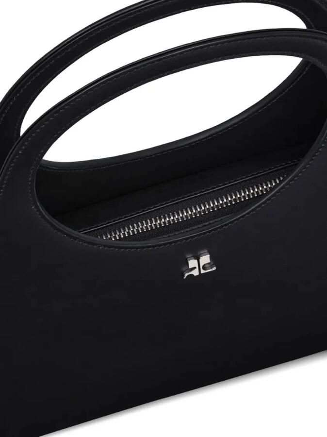 Courrèges Crossbody bags Black Handbag With Concealed Zip And Versatile Str in zwart