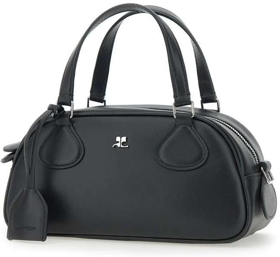 Courrèges Zwarte tassen met geborduurd logo Black Dames - Foto 2