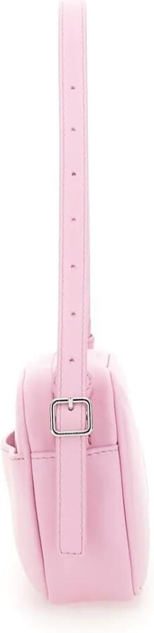 Courrèges Hobo bags Rectangular Cowhide Leather Shoulder Bag With Adju in roze