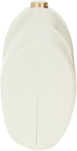 Cult Gaia Clutches Sculptural White Acrylic Clutch in beige