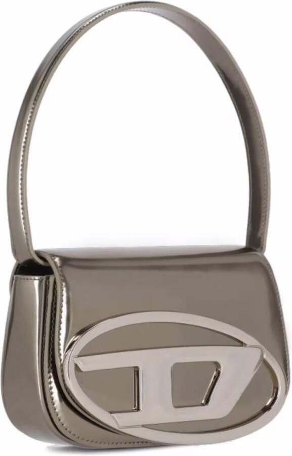 Diesel Bronzen Metallic Schoudertas voor Vrouwen Bruin Dames - Foto 10